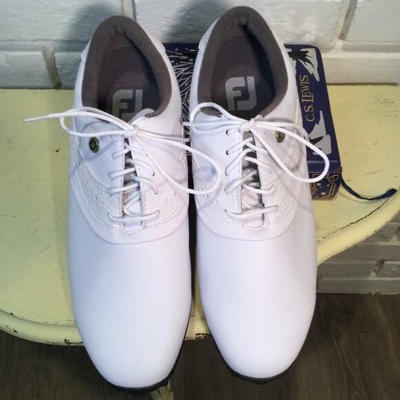 FootJoy LoPro Women's Golf Cleats White Size 10W 93925 - Picture 2 of 6